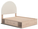 Arloster Full Upholstered Panel Bed with Storage