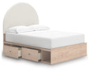 Arloster Full Upholstered Panel Bed with Storage