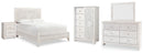 Paxberry Queen Panel Bed, Dresser, Mirror,  Chest and Nightstand