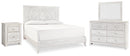 Paxberry King Panel Bed, Dresser, Mirror and Nightstand