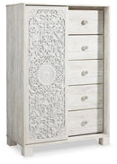 Paxberry Queen Panel Bed, Dresser, Mirror, Chest and 2 Nightstands