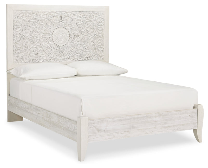 Paxberry Full Panel Bed, Chest and Nightstand