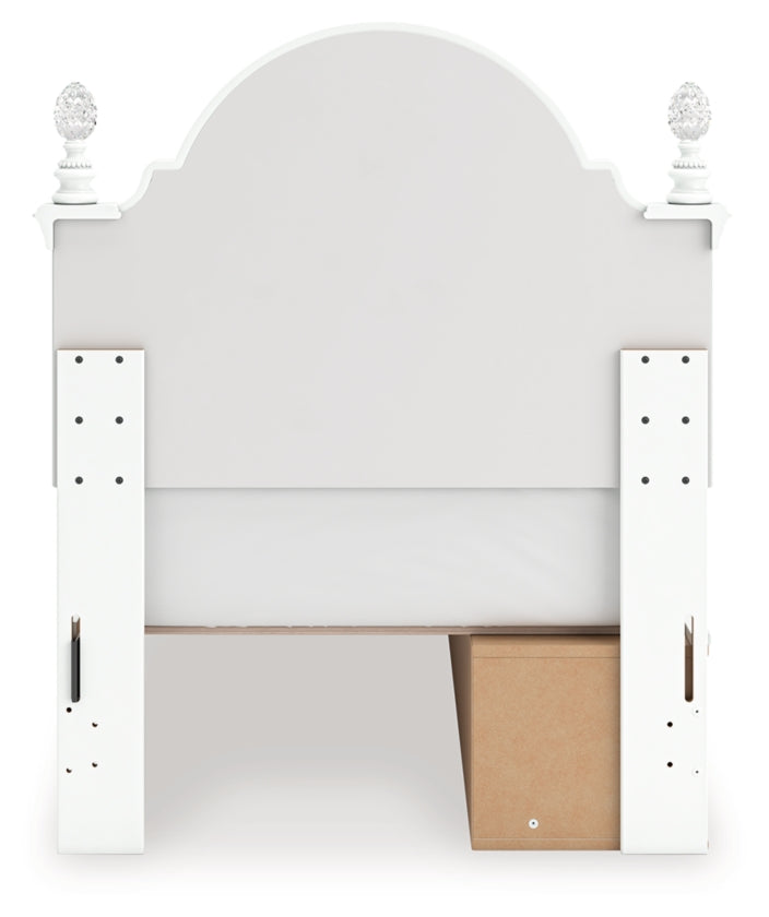 Kozlani Twin Upholstered Panel Storage Bed