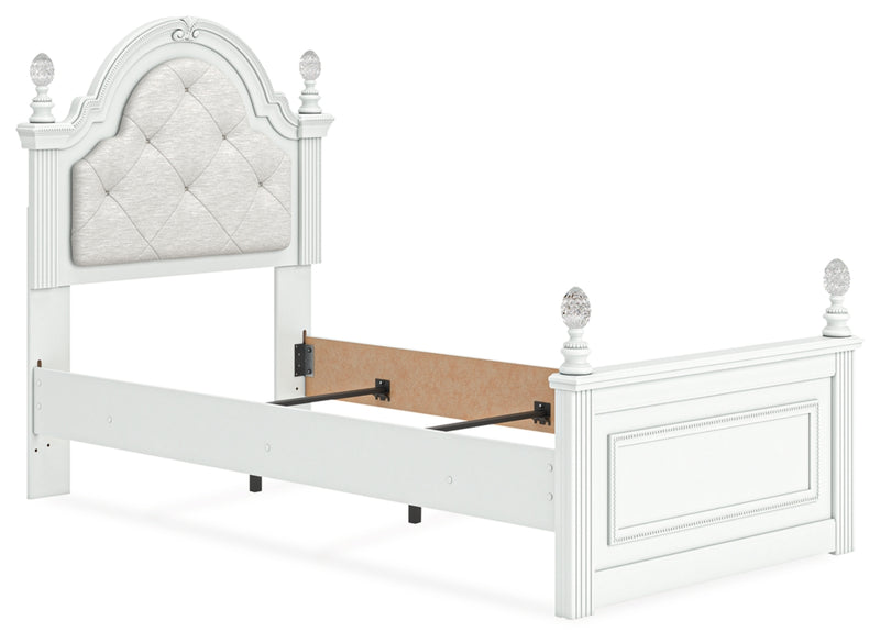 Kozlani Twin Upholstered Panel Bed
