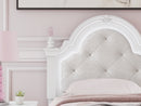 Kozlani Twin Upholstered Panel Bed