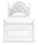 Kozlani Twin Upholstered Panel Bed