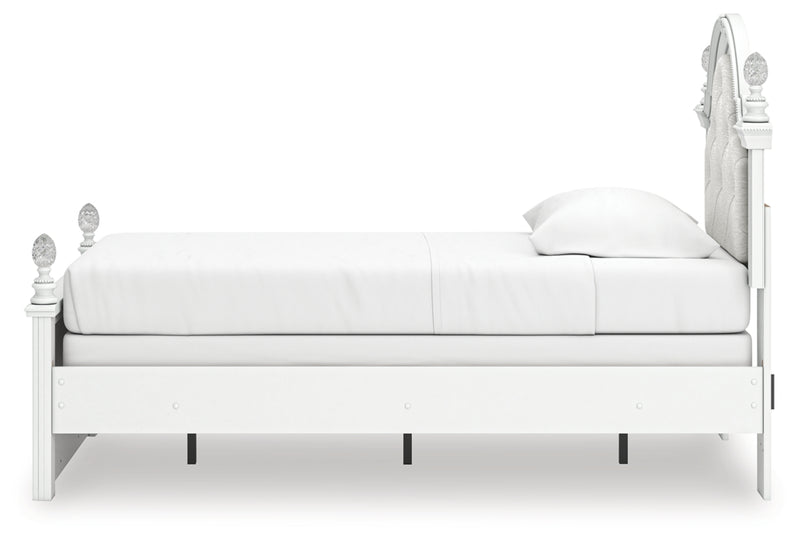 Kozlani Twin Upholstered Panel Bed