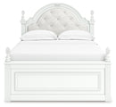 Kozlani Full Upholstered Panel Storage Bed