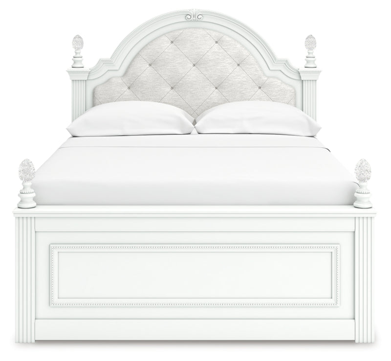 Kozlani Full Upholstered Panel Storage Bed