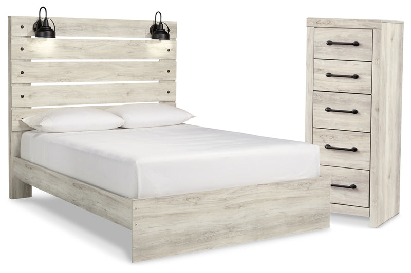 Cambeck Queen Panel Bed and Chest