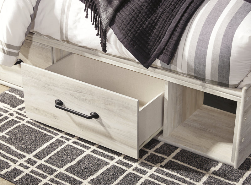 Cambeck King Storage Bed, Dresser, Mirror and 2 Nightstands