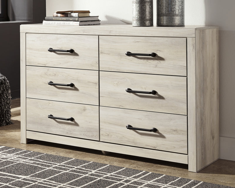 Cambeck Twin Panel Bed, Dresser and Nightstand