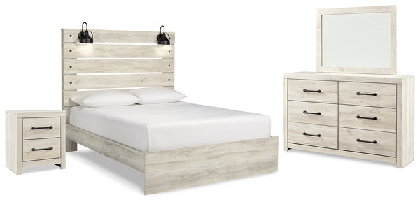 Cambeck Queen Panel Bed, Dresser, Mirror and Nightstand