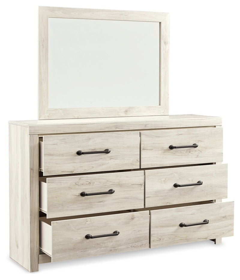 Cambeck Full Panel Storage Bed, Dresser, Mirror and Nightstand