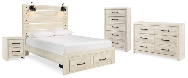 Cambeck Queen Storage Bed, Dresser, Chest and Nightstand