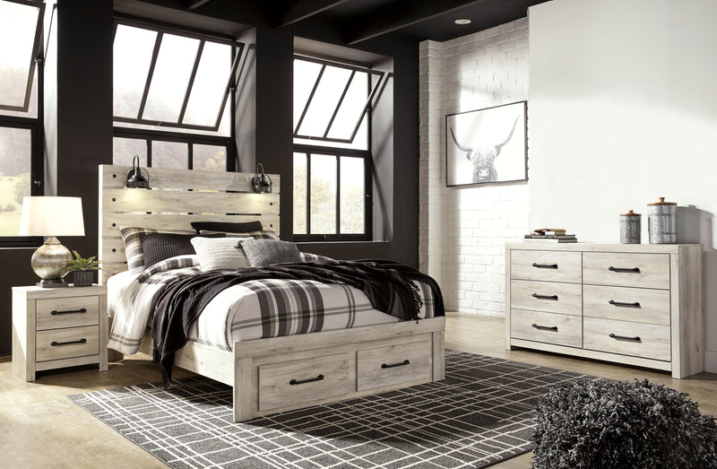 Cambeck Queen Panel Storage Bed, Dresser and 2 Nightstands