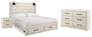 Cambeck King Panel Storage Bed, Dresser and Nightstand