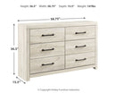 Cambeck King Panel Storage Bed, Dresser and Nightstand