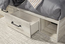 Cambeck Full Panel Bed with Storage, Chest and Nightstand