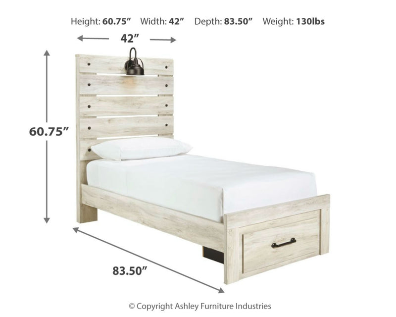 Cambeck Twin Panel Bed, 2 Dressers, 2 Mirrors and 2 Nightstands