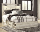 Cambeck Queen Panel Bed with Storage, Dresser, Mirror and 2 Nightstands