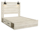Cambeck Queen Panel Bed with Storage, Dresser and Mirror