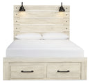 Cambeck Queen Panel Bed with 2 Storage Drawers (Bed Size: Queen)