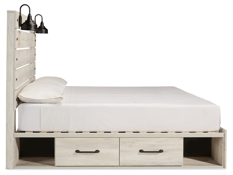 Cambeck King Panel Bed with Storage, Dresser, Mirror, Chest and 2 Nightstands
