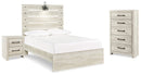 Cambeck Full Panel Bed, Chest and Nightstand