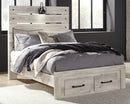 Cambeck Queen Panel Bed with 2 Storage Drawers (Bed Size: Full)