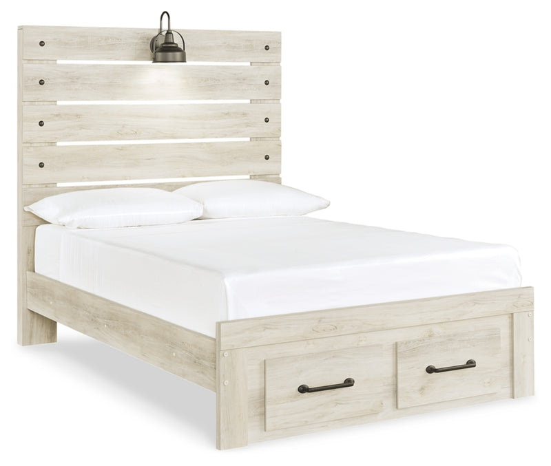 Cambeck Queen Panel Bed with 2 Storage Drawers (Bed Size: Full)