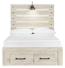 Cambeck Full Panel Bed with 2 Storage Drawers