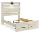 Cambeck Queen Panel Bed with 2 Storage Drawers (Bed Size: Full)