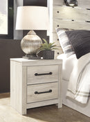 Cambeck Full Panel Bed with Storage, Dresser and Nightstand