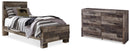 Derekson Twin Panel Bed and Dresser