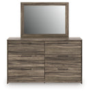 Elbrim Queen Panel Bed, Dresser, Mirror and Nightstand
