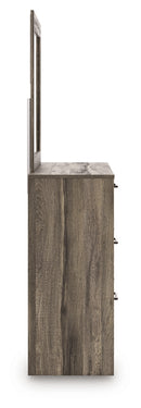 Elbrim King Panel Bed, Dresser, Mirror and Nightstand