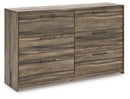 Elbrim King Panel Storage Bed, Dresser and Nightstand
