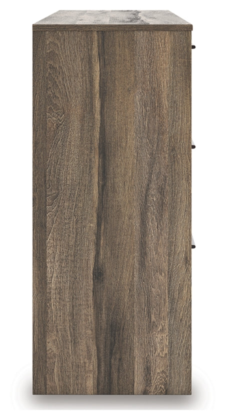 Elbrim Queen Panel Storage Bed, Dresser and Nightstand