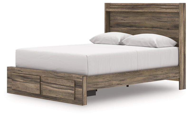 Elbrim Queen Panel Storage Bed, Dresser and Nightstand