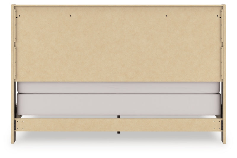 Elbrim King Panel Bed, Dresser, Mirror and Nightstand