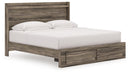 Elbrim King Panel Storage Bed, Dresser and Nightstand