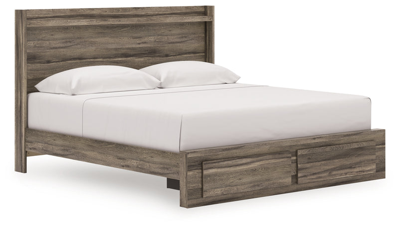 Elbrim King Panel Storage Bed, Dresser and Nightstand