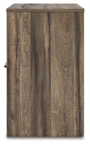 Elbrim King Panel Bed, Dresser, Mirror and Nightstand