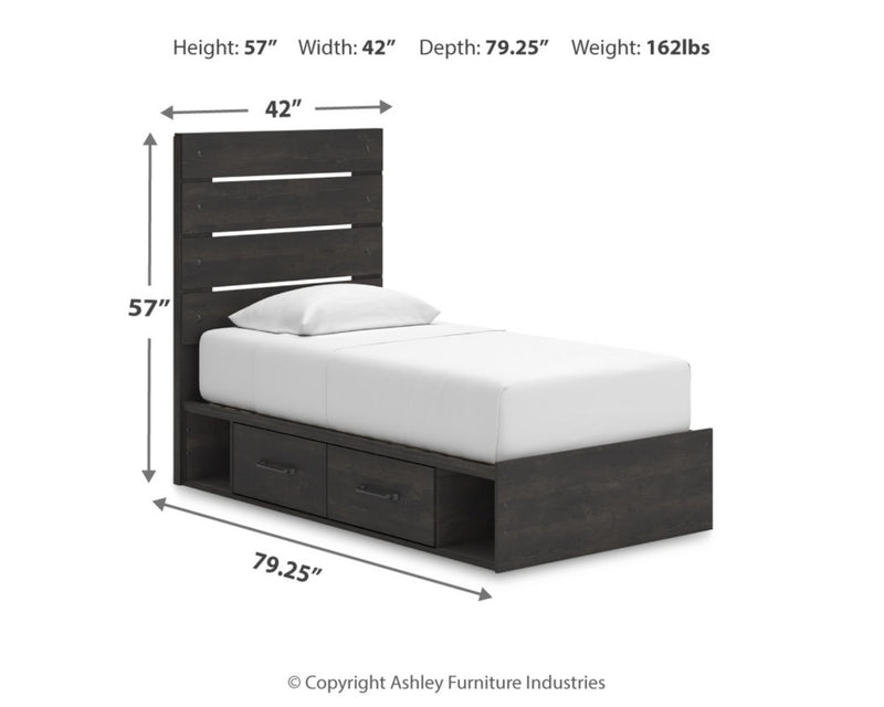 Hollivern Twin Panel Storage Bed (Bed Size: Twin)