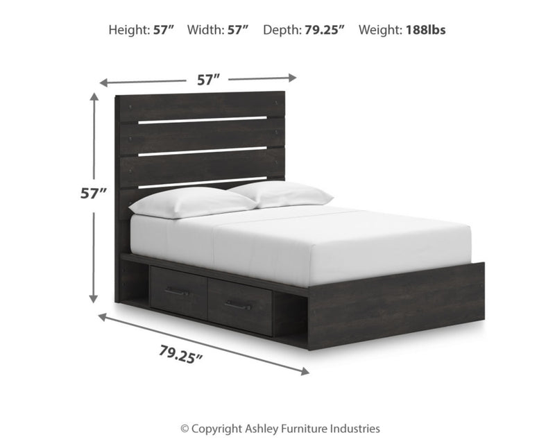 Hollivern Twin Panel Storage Bed (Bed Size: Full)