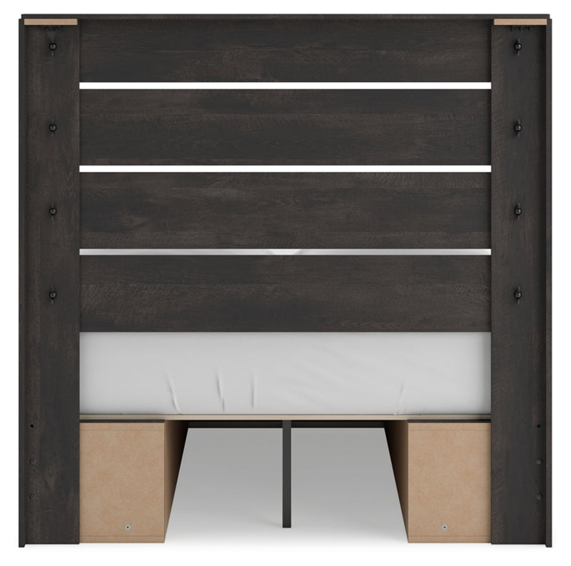 Hollivern Full Panel Bed with Storage
