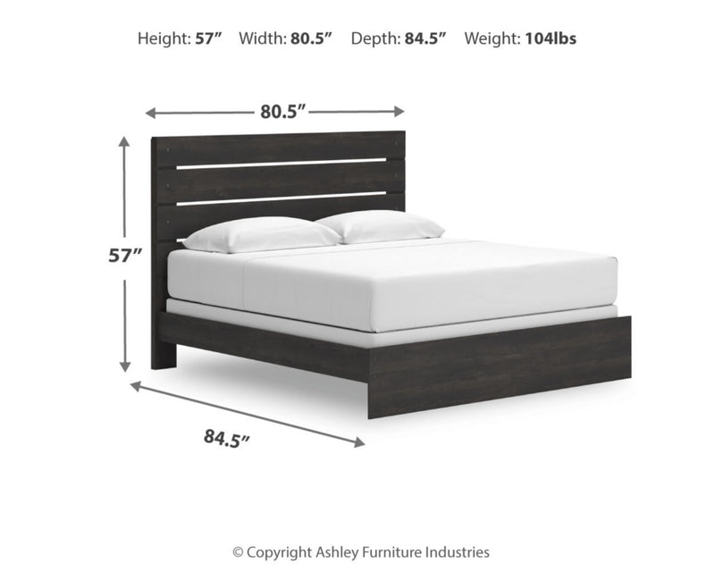 Hollivern Queen Panel Bed (Bed Size: King)