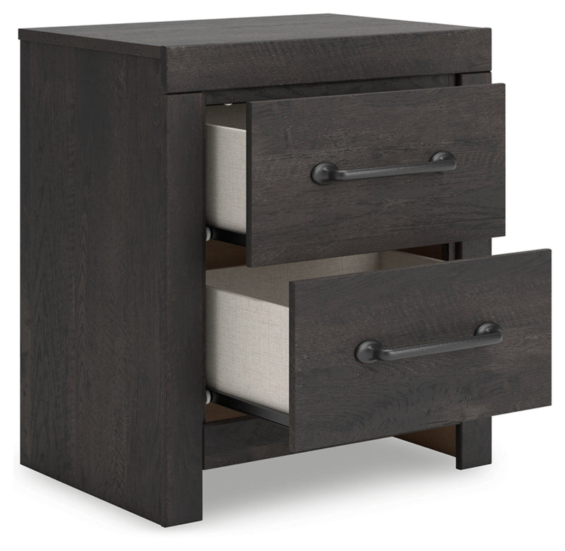 Hollivern Queen Panel Bed, Dresser, Mirror and Nightstand