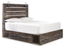 Drystan Queen Panel Storage Bed and 2 Nightstands